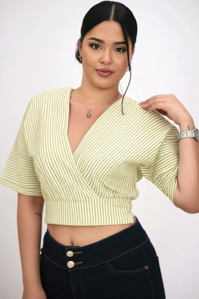 BLUSA ESCOTE CRUZADO B00024